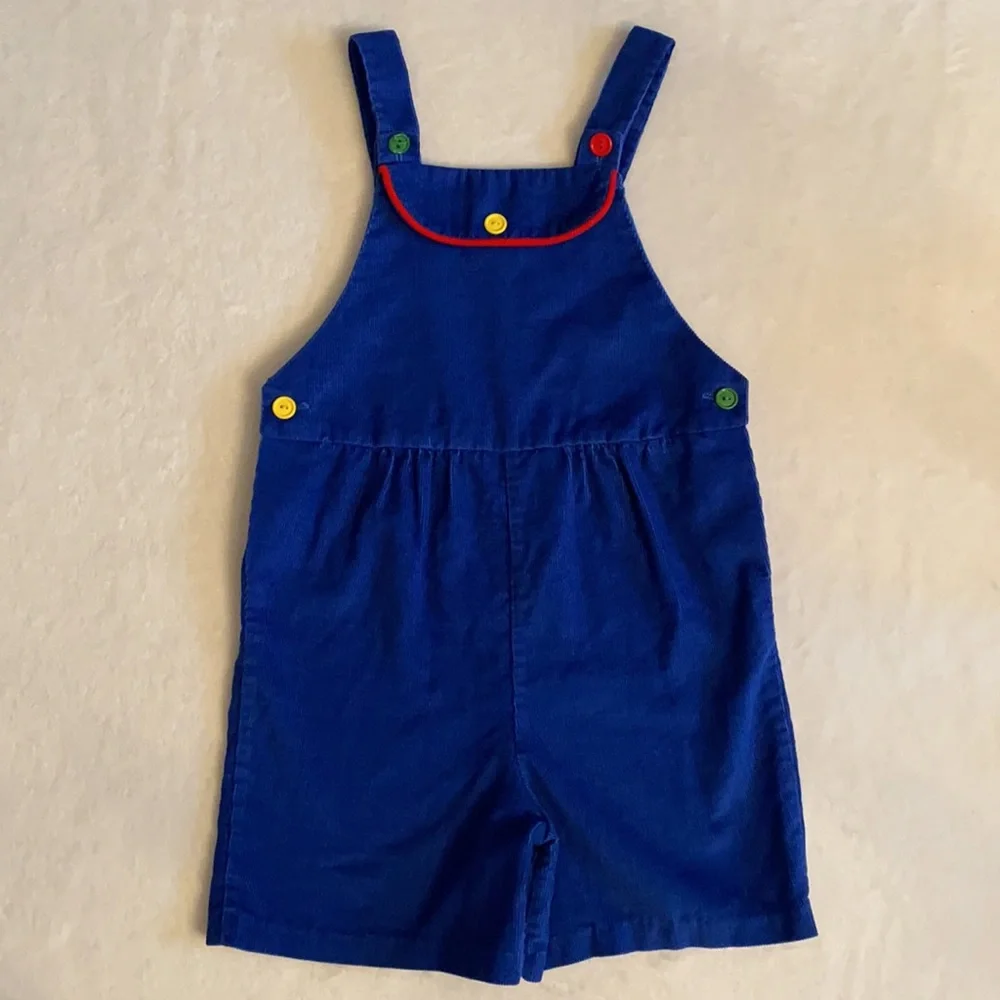 {VTG} Fischel by Johnston | Corduroy Jon Jon Shortall Romper (Size 6 Fits 3T 4T) - Picture 16 of 16
